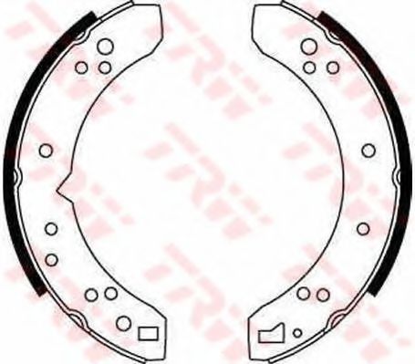 Тормозные колодки барабанные TRW GS6070