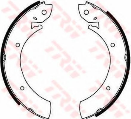 Тормозные колодки барабанные TRW GS6181