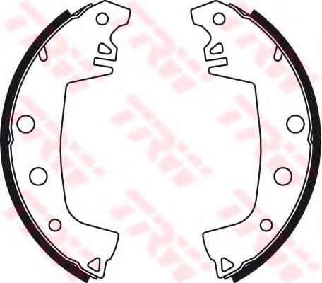 Тормозные колодки барабанные TRW GS8020