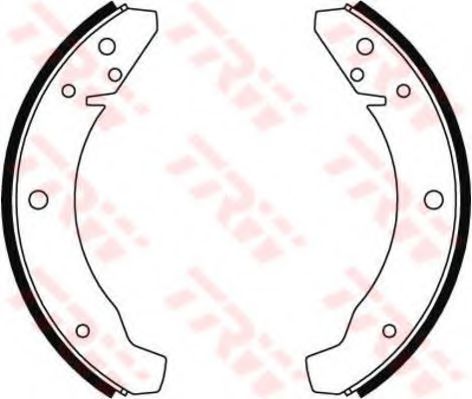 Тормозные колодки барабанные TRW GS8025