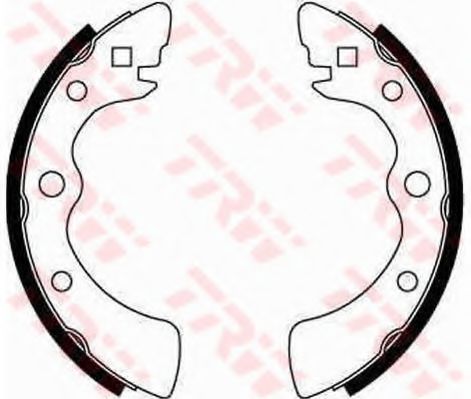 Тормозные колодки барабанные TRW GS8071
