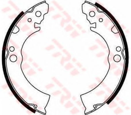 Тормозные колодки барабанные TRW GS8157