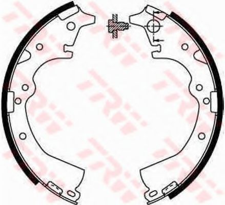 Тормозные колодки барабанные TRW GS8184