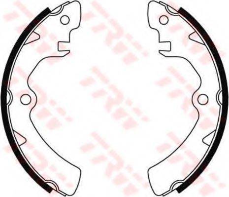 Тормозные колодки барабанные TRW GS8195
