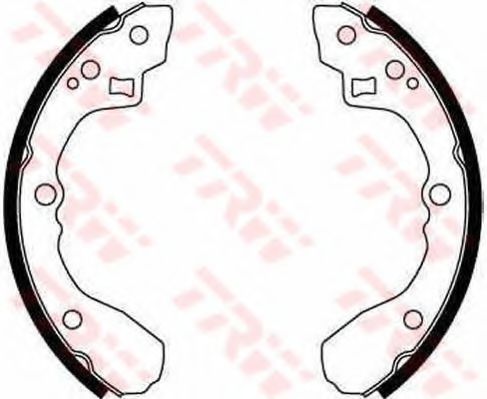 Тормозные колодки барабанные TRW GS8205