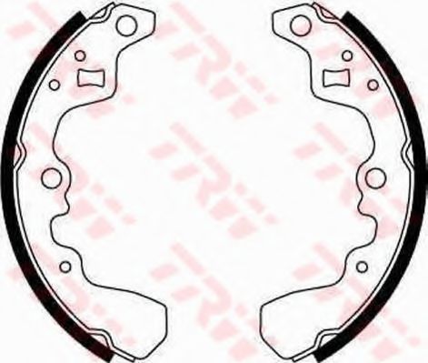 Тормозные колодки барабанные TRW GS8248