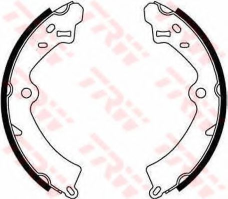 Тормозные колодки барабанные TRW GS8278