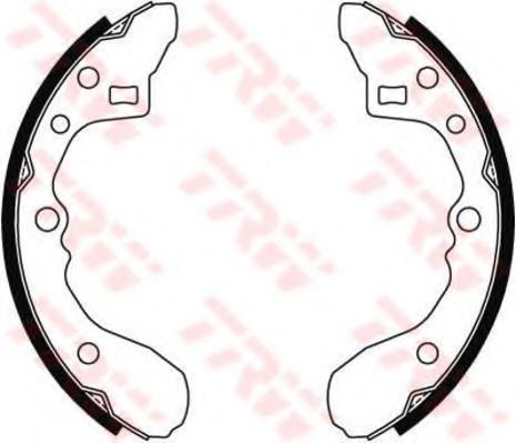Тормозные колодки барабанные TRW GS8286