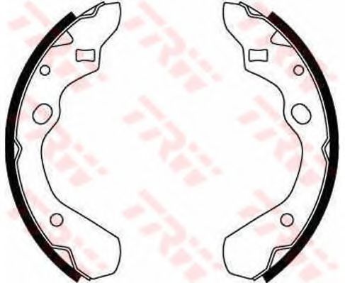 Тормозные колодки барабанные TRW GS8290