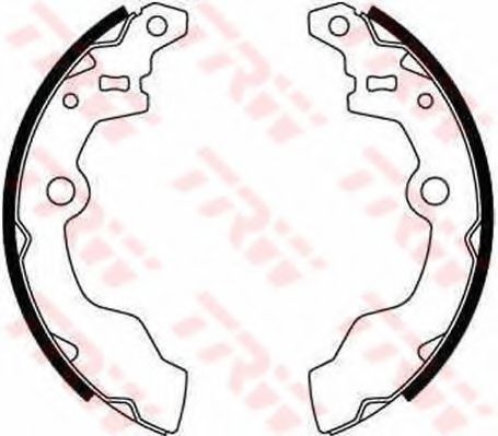 Тормозные колодки барабанные TRW GS8302