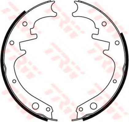 Тормозные колодки барабанные TRW GS8412