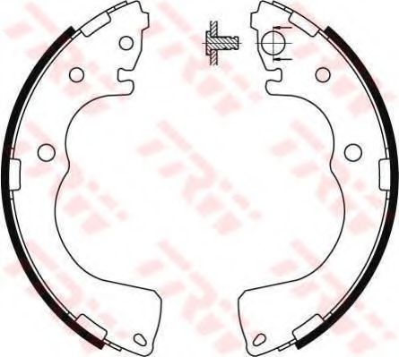 Тормозные колодки барабанные TRW GS8435