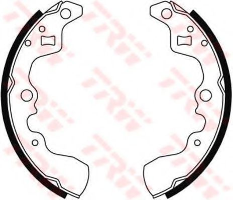 Тормозные колодки барабанные TRW GS8448