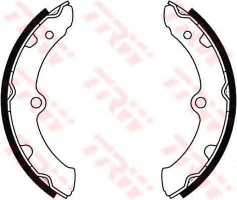Тормозные колодки барабанные TRW GS8464