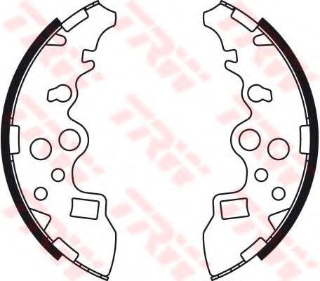 Тормозные колодки барабанные TRW GS8485
