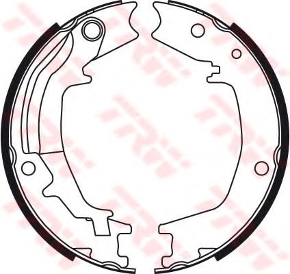 Тормозные колодки барабанные TRW GS8489