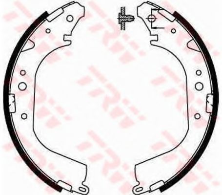 Тормозные колодки барабанные TRW GS8502