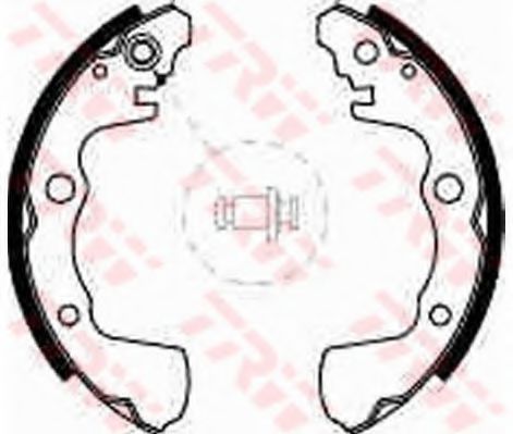 Тормозные колодки барабанные TRW GS8508
