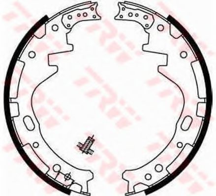 Тормозные колодки барабанные TRW GS8513