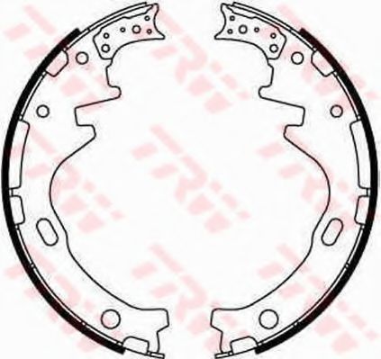 Тормозные колодки барабанные TRW GS8515