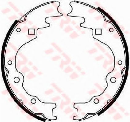 Тормозные колодки барабанные TRW GS8523