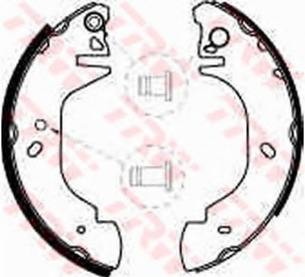 Тормозные колодки барабанные TRW GS8539