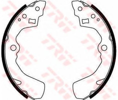 Тормозные колодки барабанные TRW GS8549