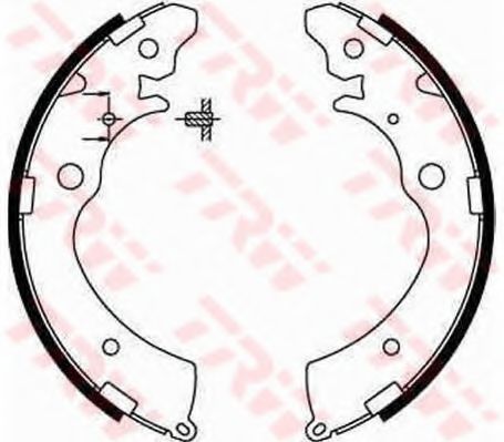 Тормозные колодки барабанные TRW GS8559