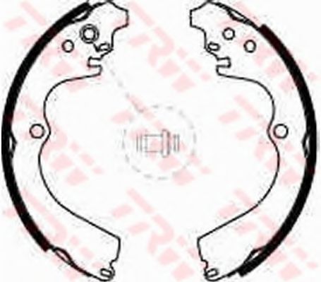 Тормозные колодки барабанные TRW GS8584