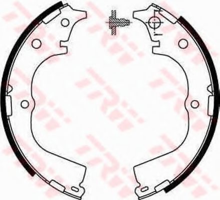 Тормозные колодки барабанные TRW GS8593