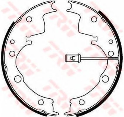 Тормозные колодки барабанные TRW GS8598