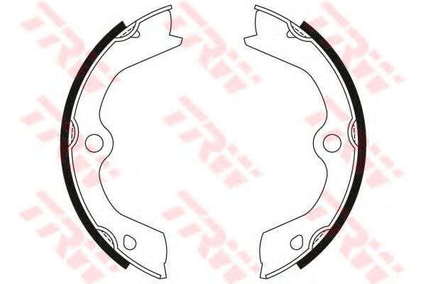 Тормозные колодки барабанные TRW GS8606 Тормозные колодки барабанные TRW GS8606