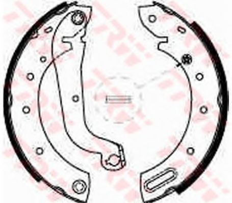 Тормозные колодки барабанные TRW GS8625
