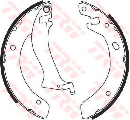Тормозные колодки барабанные TRW GS8633