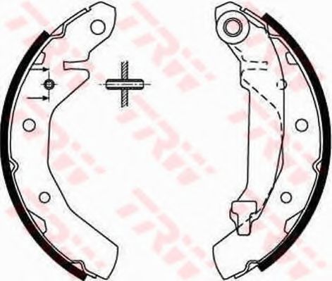 Тормозные колодки барабанные TRW GS8645