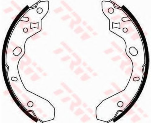 Тормозные колодки барабанные TRW GS8661