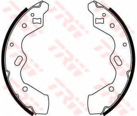 Тормозные колодки барабанные TRW GS8663
