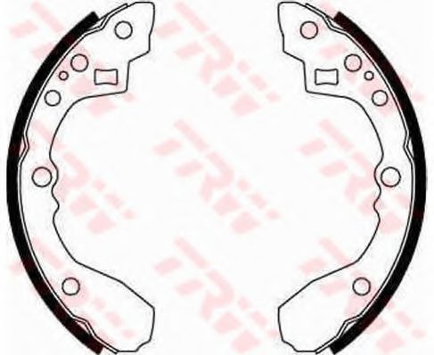 Тормозные колодки барабанные TRW GS8675