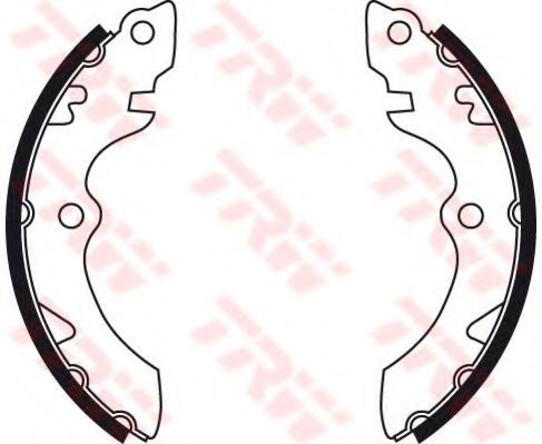 Тормозные колодки барабанные TRW GS8735