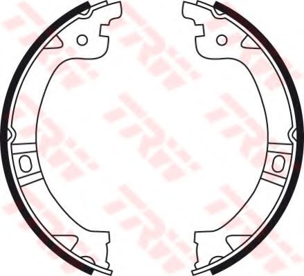 Тормозные колодки барабанные TRW GS8759