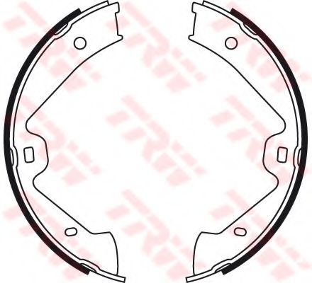 Тормозные колодки барабанные TRW GS8776