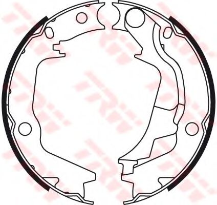 Тормозные колодки барабанные TRW GS8782