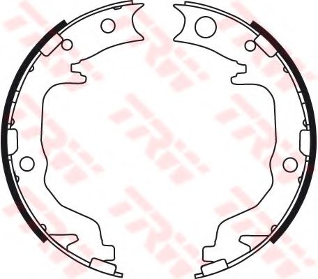 Тормозные колодки барабанные TRW GS8783