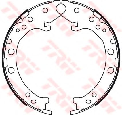 Тормозные колодки барабанные TRW GS8789