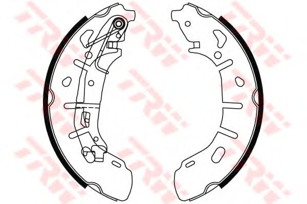 Тормозные колодки барабанные TRW GS8799