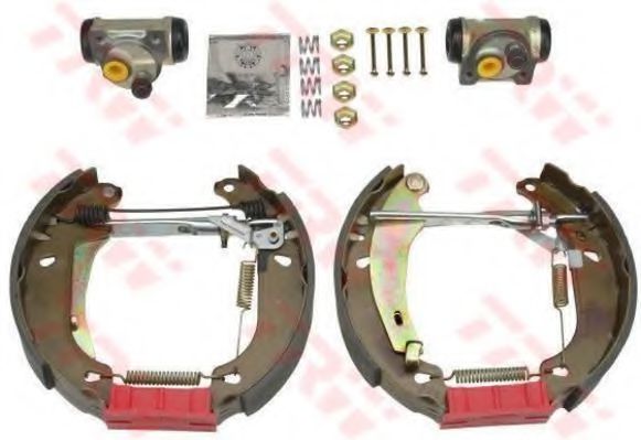 Тормозные колодки барабанные TRW GSK1026