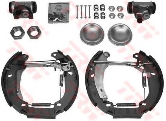 Тормозные колодки барабанные TRW GSK1250
