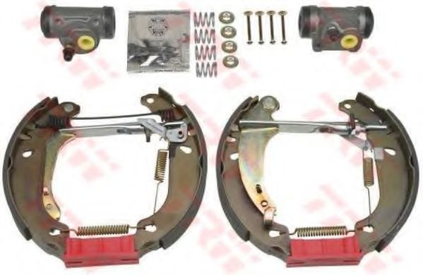 Тормозные колодки барабанные TRW GSK1258