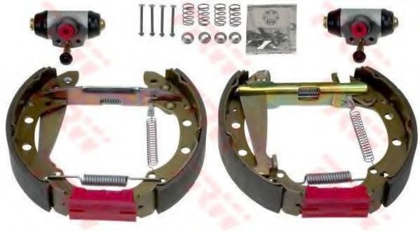 Тормозные колодки барабанные TRW GSK1463