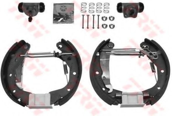 Тормозные колодки барабанные TRW GSK1625